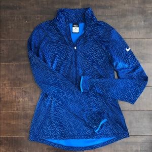 Nike Blue Polka-Dot Pullover